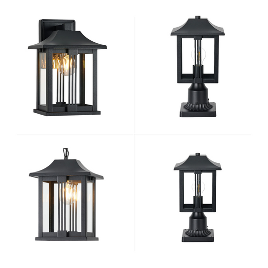 London Series Outdoor Lighting Collection | Matte Black Finish
All