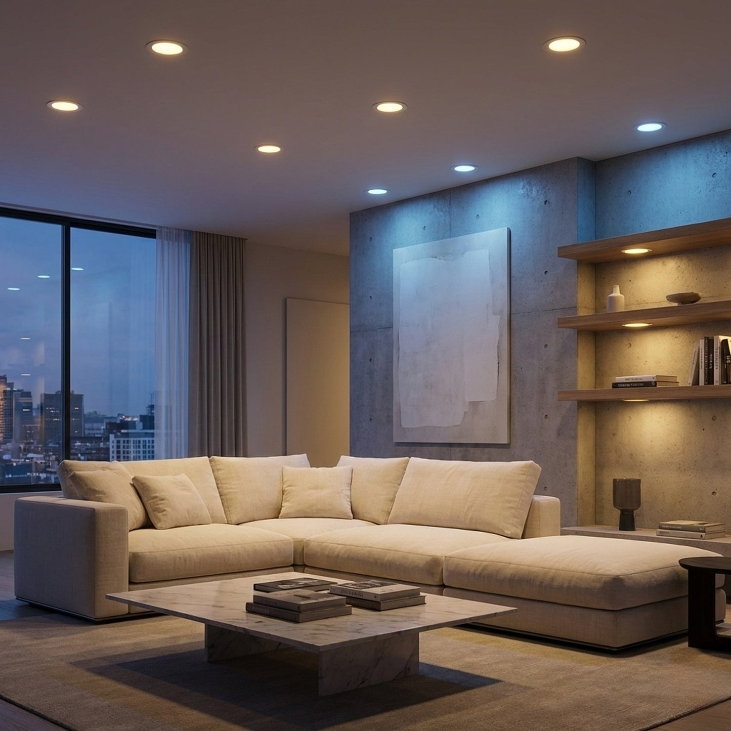 20-Pack 4-inch Multi-Fit LED Disk Light - 9W 5-CCT Selectable (White)