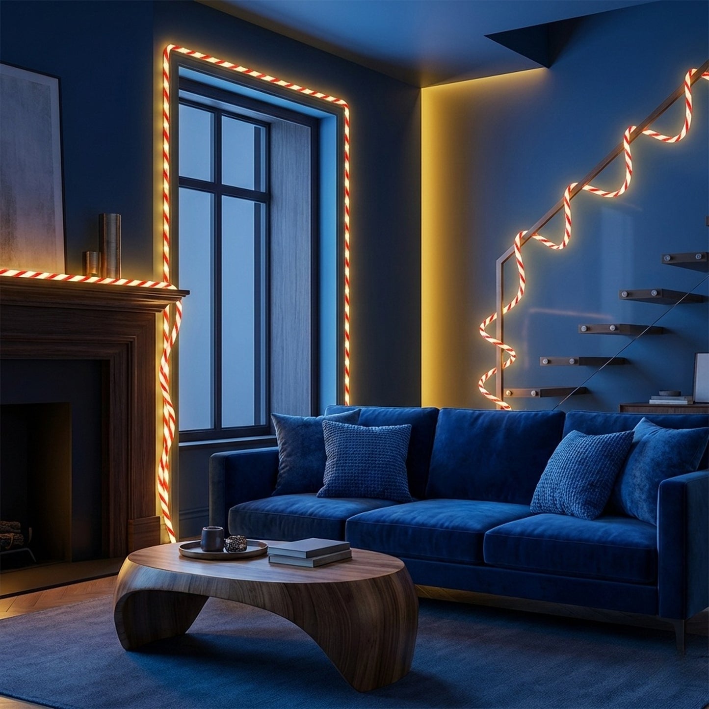 LED Strip Light 10m Candy Micro Rope Light - 8 Lighting Modes (Multicolor)