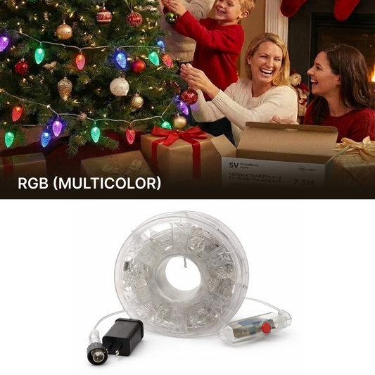 Smart Strawberry LED String Light 7m - 50 LEDs App Control (Multicolor)