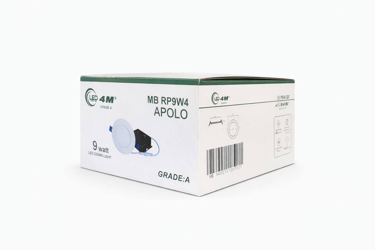 30-Pack 4-inch Recessed LED Downlight (Apolo Series) - 9W 5-CCT Selectable