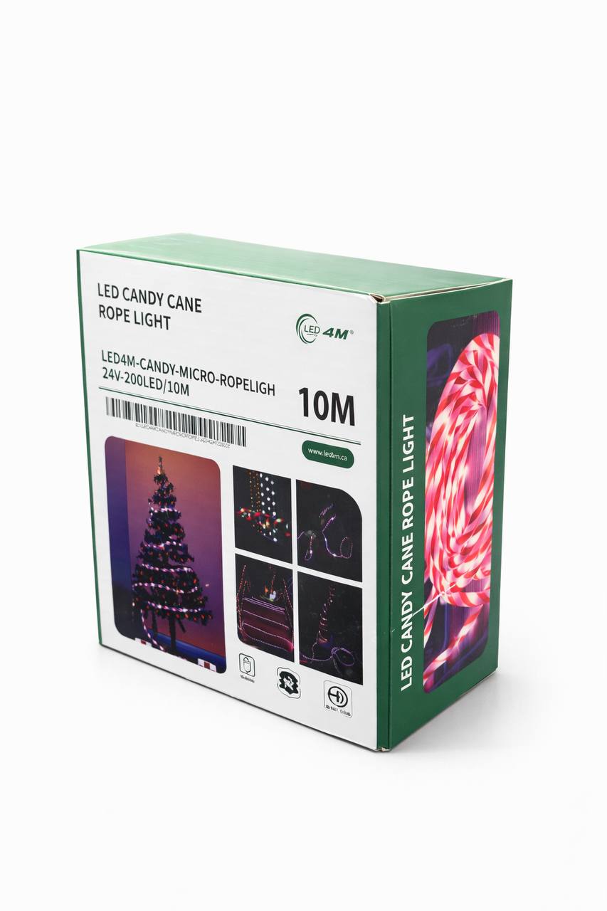 LED Strip Light 10m Candy Micro Rope Light - 8 Lighting Modes (Multicolor)