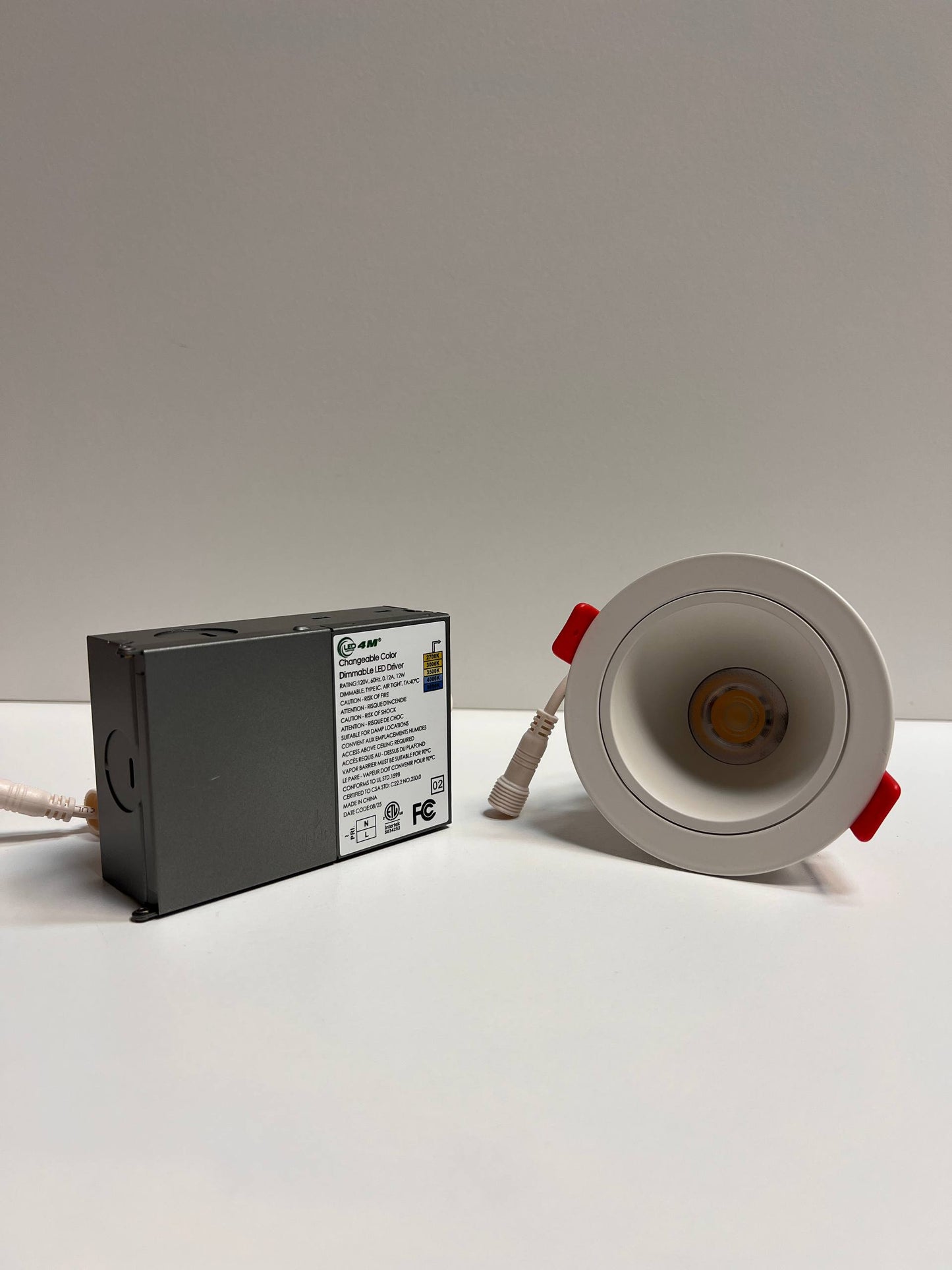 3″ Recessed LED Gimbal Light LED4M-3-RG-12W-5CCT-DIM