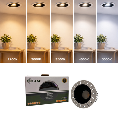 3″ Trimless LED Down Light -12W-5CCT-DIM | Selix Kala