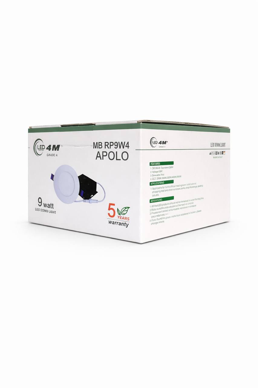 30-Pack 4-inch Recessed LED Downlight (Apolo Series) - 9W 5-CCT Selectable