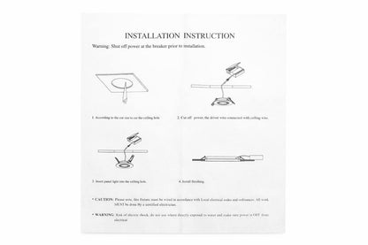 24-Pack 9W 4-Inch Round Gimbal LED Light - 360° Adjustable, 3CCT Selectable, IC Rated (White)