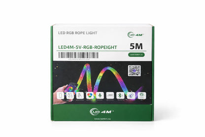 RGB LED Rope Light 5V - USB Powered Multicolor