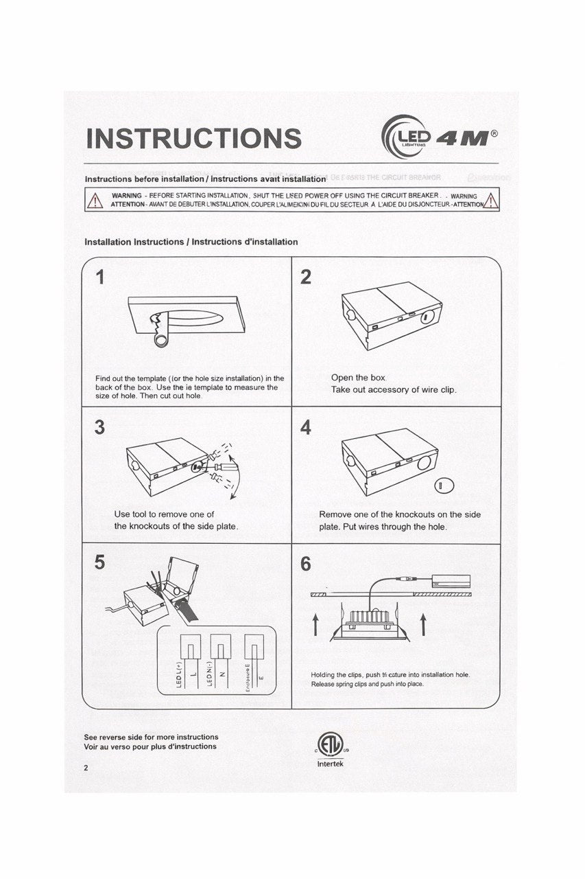 20-Pack 3-inch Recessed LED Downlight - 9W 5-CCT Selectable (White)