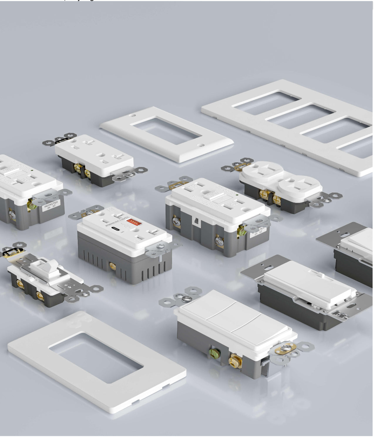 Decorator Wall Power Outlets | 15A | Standard, GFCI & USB Options