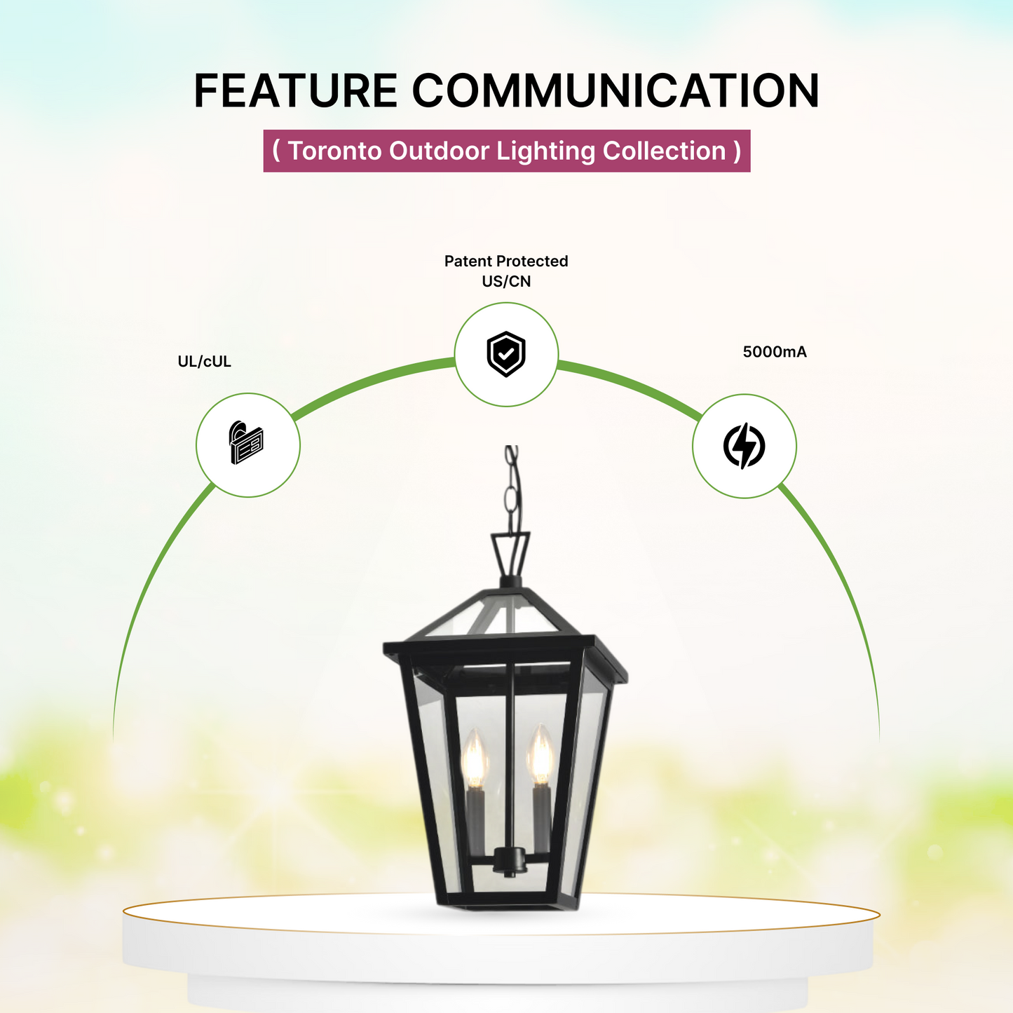 Toronto Outdoor Lighting Collection | Classic Estate Style | Matte Black