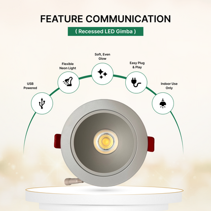 4″ Recessed LED Gimbal-4-RG-15W-5CCT-DIM-feature-communication | Selix Kala