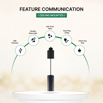 CEILING MOUNTED Feature-communication