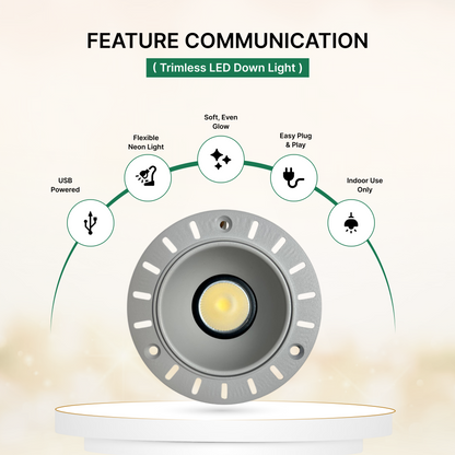 2″ Trimless LED Down Light-8W-5CCT-DIM-feature-communication | Selix Kala