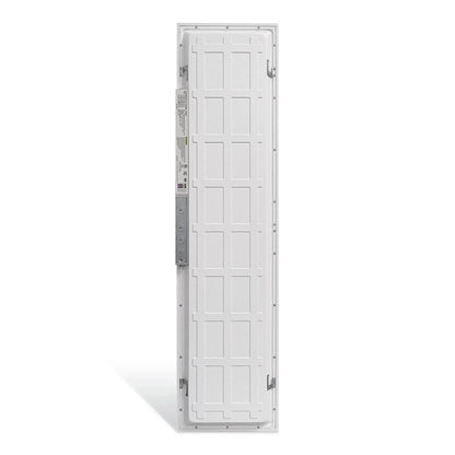 1x4 LED Backlit Flat Panel Light (4-Pack) | White Finish | Selectable CCT & Wattage | 0-10V Dimmable