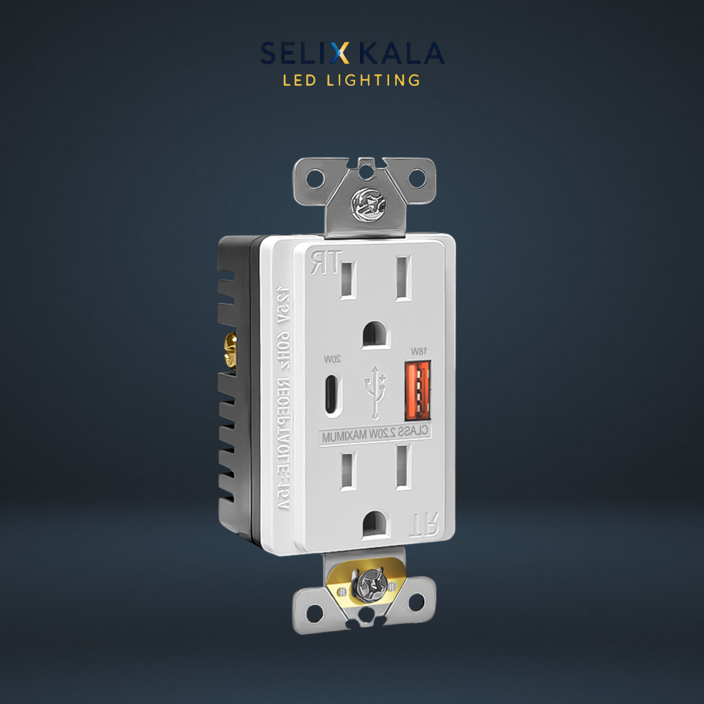 Decorator Wall Power Outlets | 15A | Standard, GFCI & USB Options