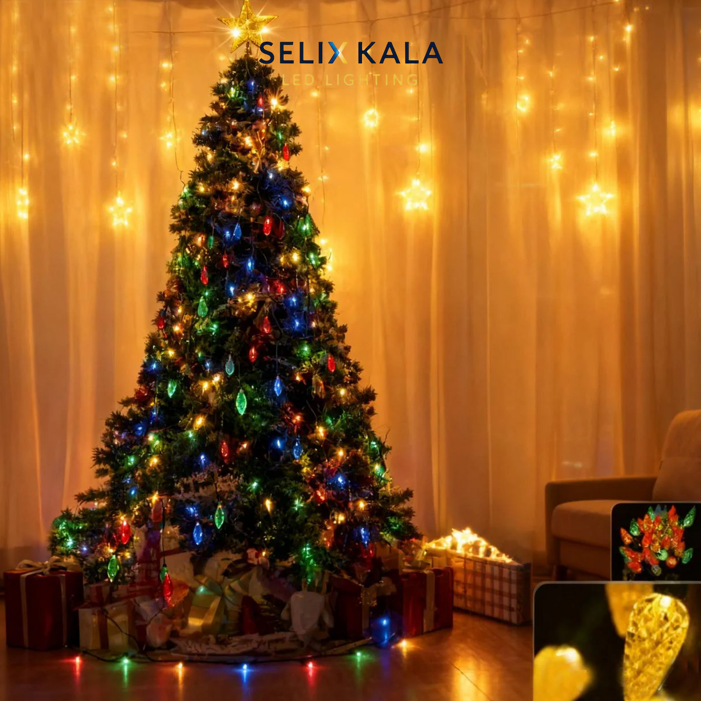 Smart Strawberry LED String Light 7m - 50 LEDs App Control (Multicolor)