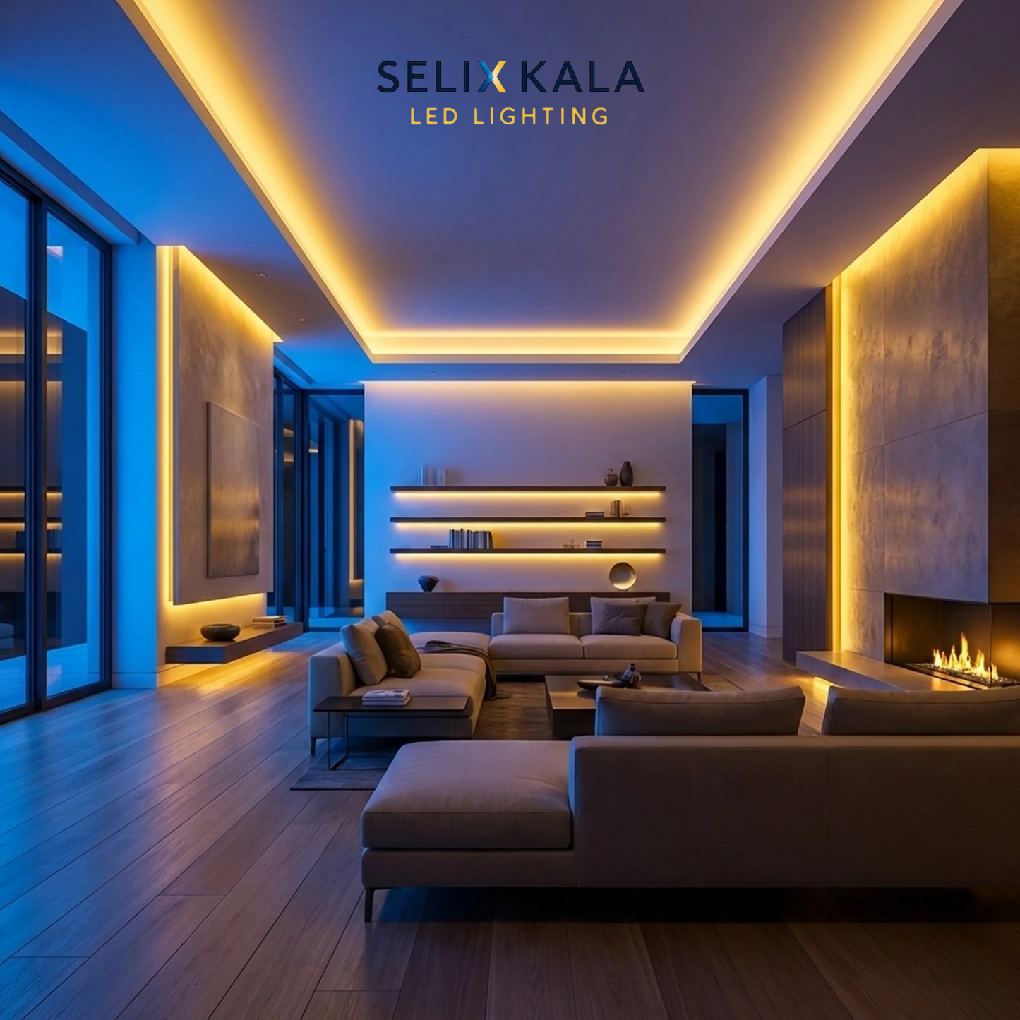 10M COB LED Strip Light - Dot-Free Continuous Glow, 24V Indoor, 180° Wide Beam (IP20)