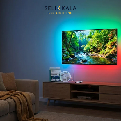 Pear Ball LED String Lights with Remote Control - 9M, 100 LEDs, USB Powered-USB