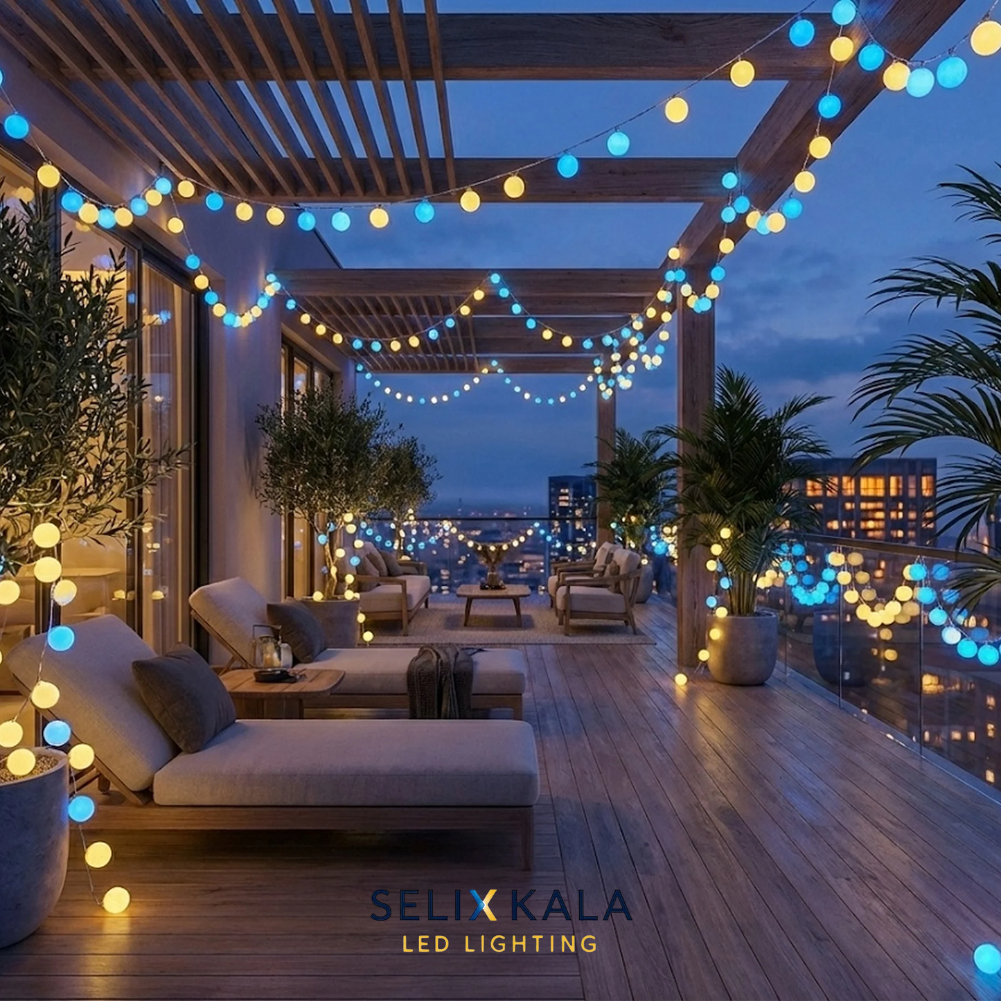 Smart G50 LED String Light - RGB Color Changing USB Powered