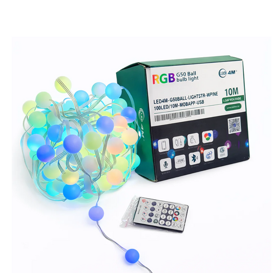 Smart G50 LED String Light - RGB Color Changing USB Powered