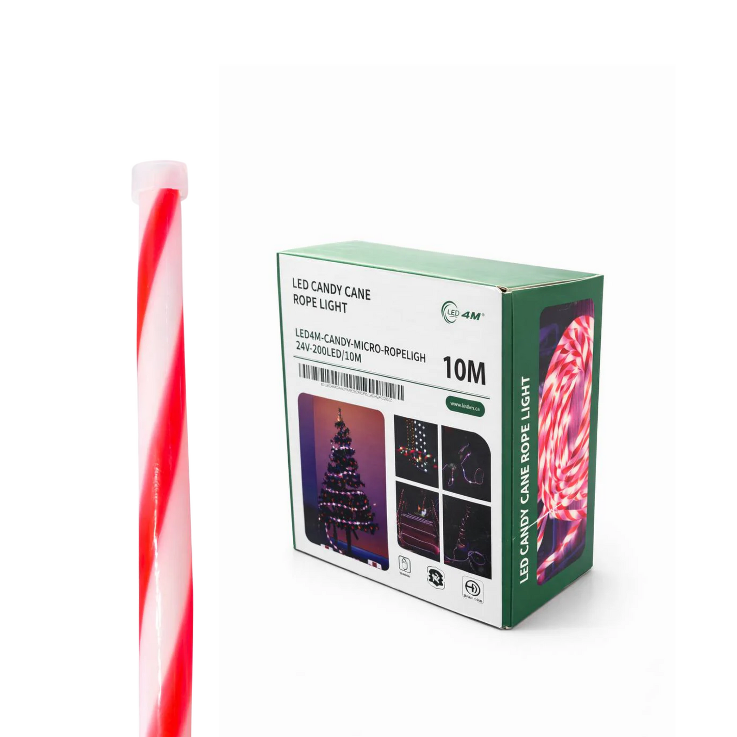 LED Strip Light 10m Candy Micro Rope Light - 8 Lighting Modes (Multicolor)