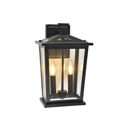 Paris Outdoor Lighting Collection | Traditional Chateau Style | Matte Black
