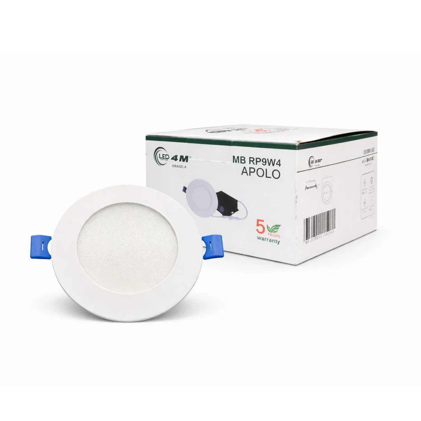 30-Pack 4-inch Recessed LED Downlight (Apolo Series) - 9W 5-CCT Selectable