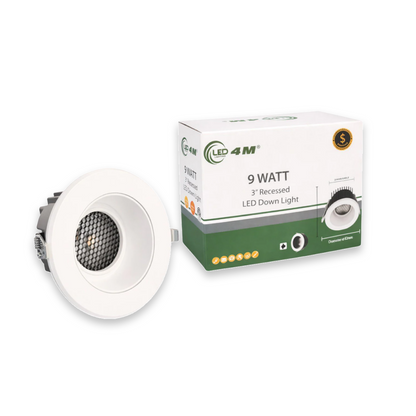 20-Pack 3-inch Recessed LED Downlight - 9W 5-CCT Selectable (White)
