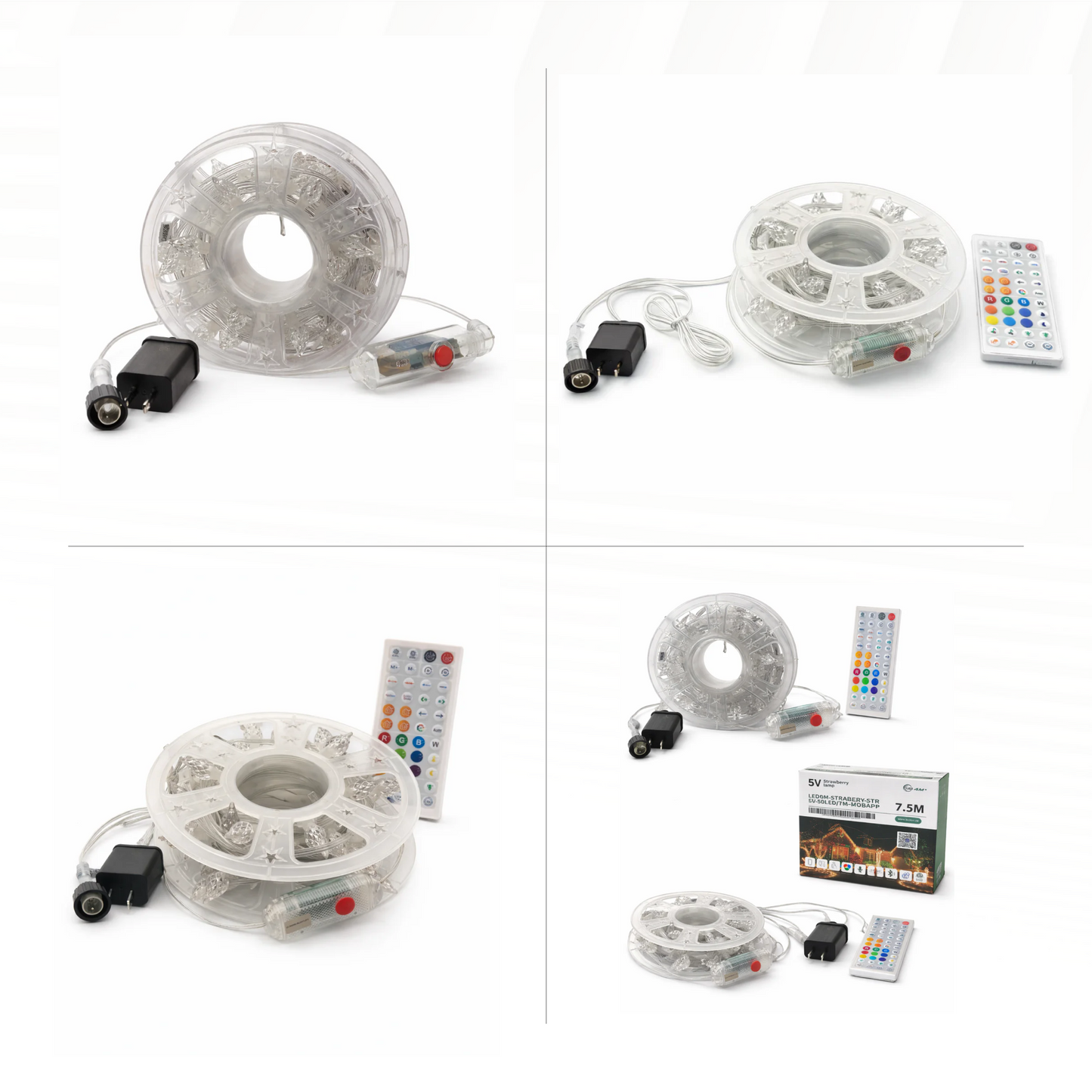 Smart Strawberry LED String Light 7m - 50 LEDs App Control (Multicolor)