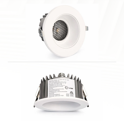 20-Pack 3-inch Recessed LED Downlight - 9W 5-CCT Selectable (White)