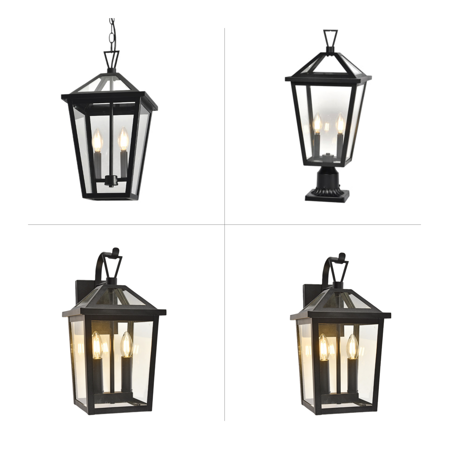 Toronto Outdoor Lighting Collection | Classic Estate Style | Matte Black
All