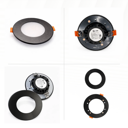 20-Pack 4-inch Multi-Fit LED Disk Light - 9W 5-CCT Selectable (Black)