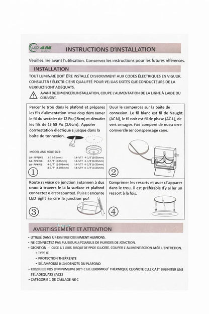 30-Pack 4-inch Recessed LED Downlight (Apolo Series) - 9W 5-CCT Selectable