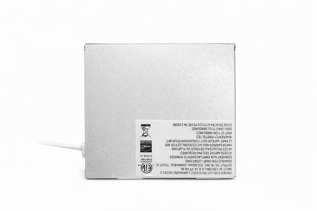 24-Pack 9W 4-Inch Round Gimbal LED Light - 360° Adjustable, 3CCT Selectable, IC Rated (White)