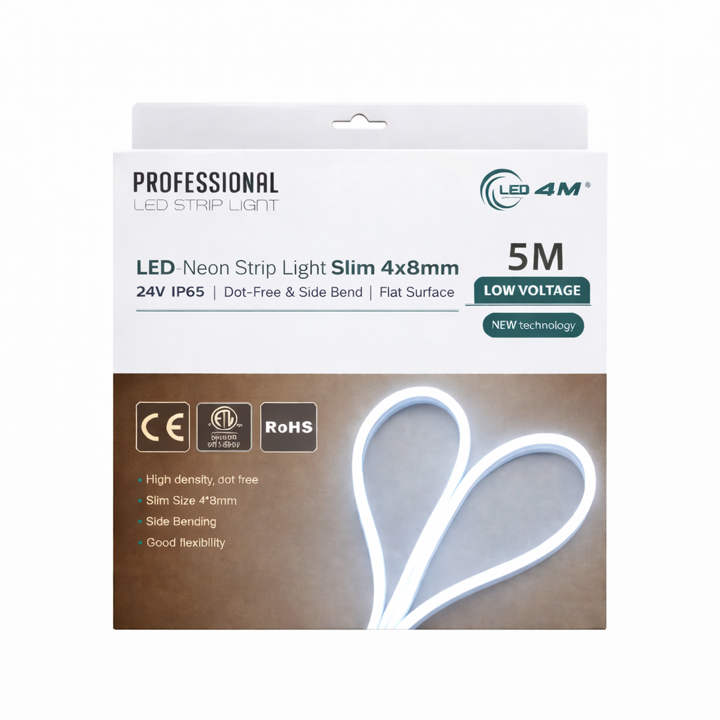 Packaging of LED strip light with specifications and branding on a white background | Selix Kala