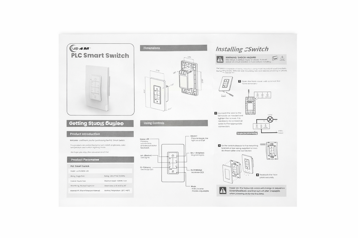 Manual for installing a PLC smart switch | Selix Kala