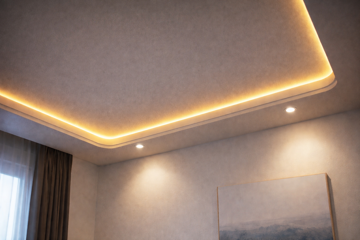 10M COB LED Strip Light - Dot-Free Continuous Glow, 24V Indoor, 180° Wide Beam (IP20)