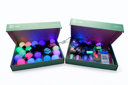 Smart G50 LED Globe String Light - 9M (30ft), 20 Bulbs, App & Remote Control, USB Powered