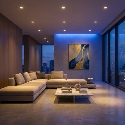 20-Pack 5-inch Gimbal LED Recessed Light - 24W 5-CCT Selectable (White)