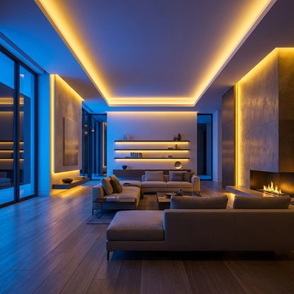 10M COB LED Strip Light - Dot-Free Continuous Glow, 24V Indoor, 180° Wide Beam (IP20)