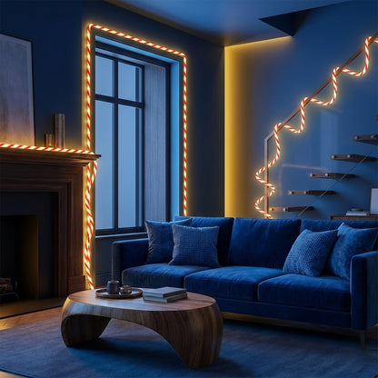 LED Strip Light 10m Candy Micro Rope Light - 8 Lighting Modes (Multicolor)