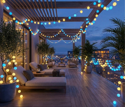 Smart G50 LED String Light - RGB Color Changing USB Powered