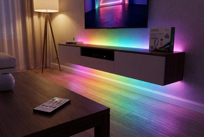 RGB Neon Flex LED Strip Light - 5M, IP65 Waterproof, USB Powered with Remote