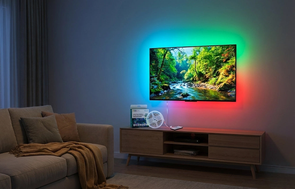 Pear Ball LED String Lights with Remote Control - 9M, 100 LEDs, USB Powered-USB