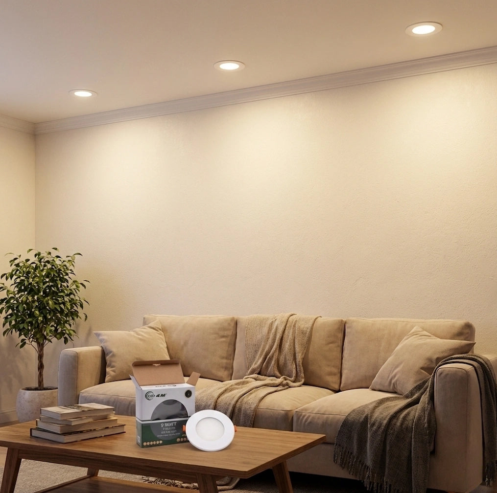 20-Pack 4-inch Multi-Fit LED Disk Light - 9W 5-CCT Selectable (White)