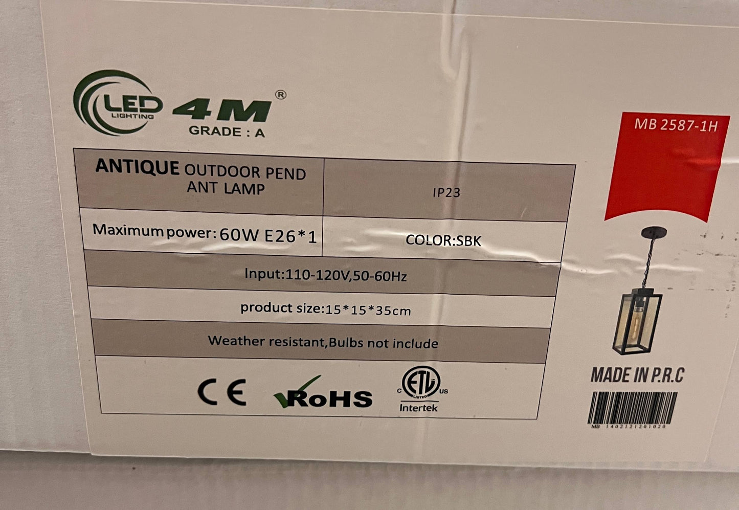 New York Outdoor Lighting Collection | Modern Industrial | Matte Black
Light