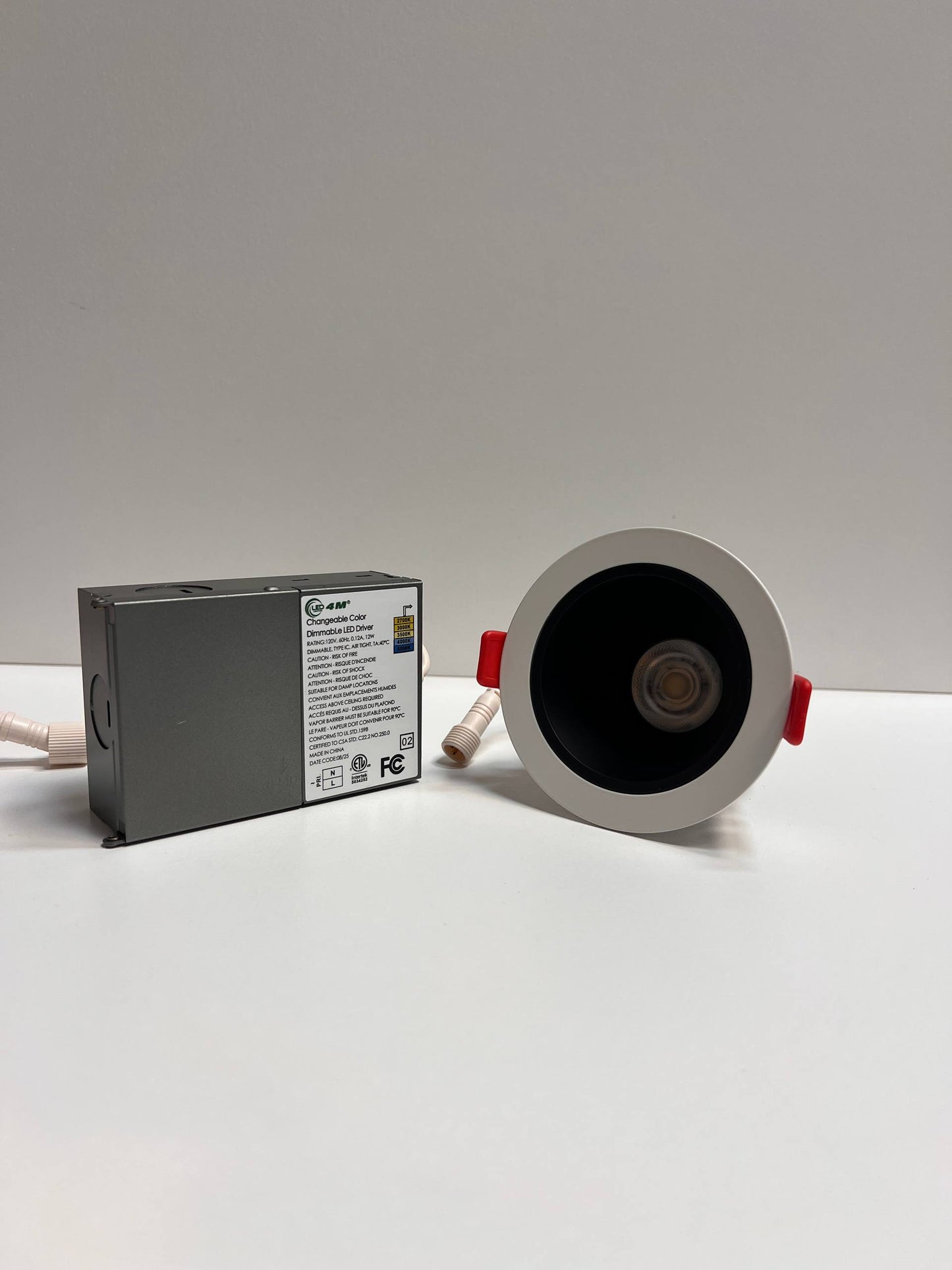 3″ Recessed LED Gimbal Light LED4M-3-RG-12W-5CCT-DIM