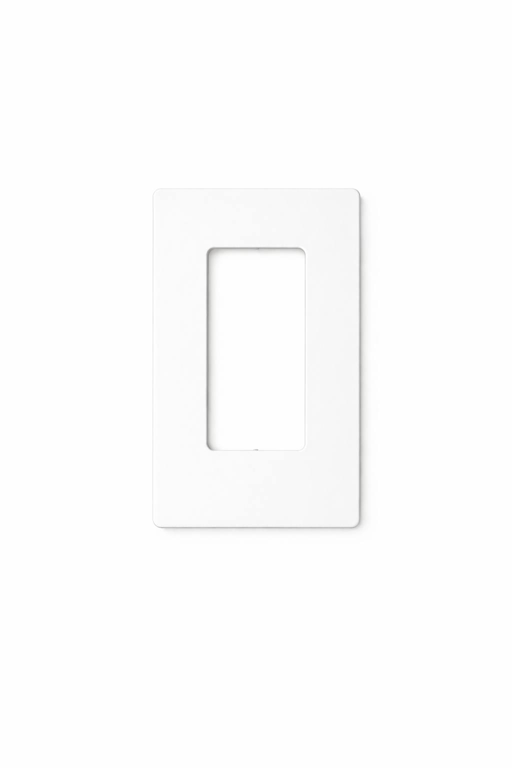 Screwless Wall Plate (Decorator Style) | Matte Finish
 White wall plate | Selix kala