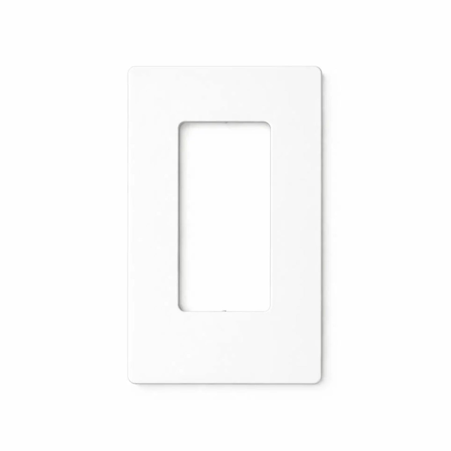 White wall plate on a white background | Selix kala