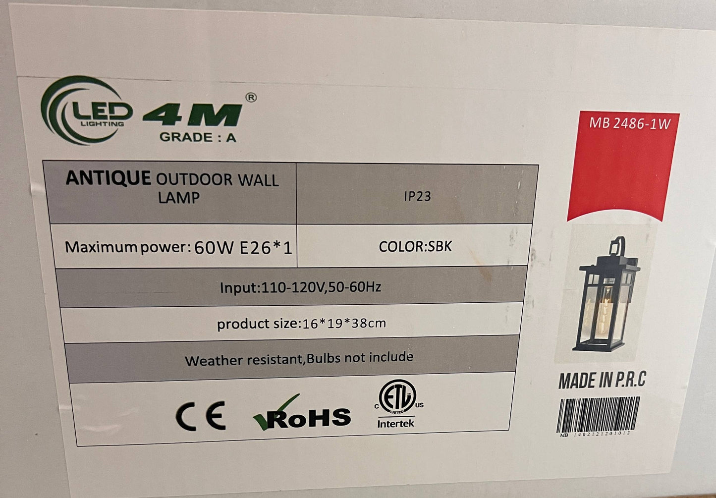 Barcelona Outdoor Lighting Collection | Modern Farmhouse Style | Matte Black
image